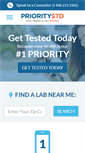 Mobile Screenshot of prioritystdtesting.com